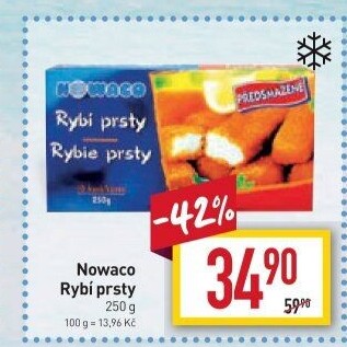 Rybí prsty předsmažené mražené Nowaco