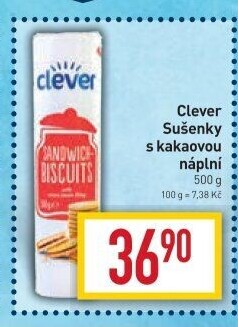 Sušenky Sandwich Clever
