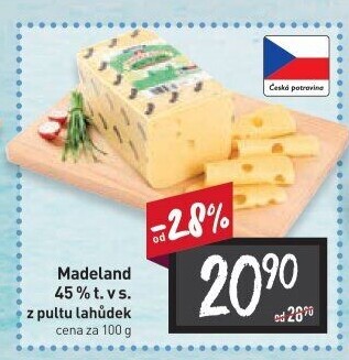 Sýr Madeland 45% Madeta