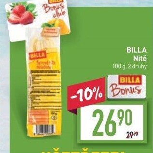 Sýrové nitě Billa