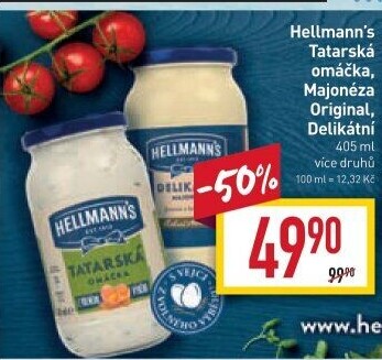 Tatarská omáčka Hellmann'