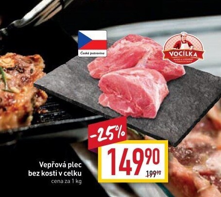 Vepřová plec bez kosti Vocílka