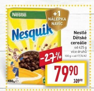 Cereálie Nestlé