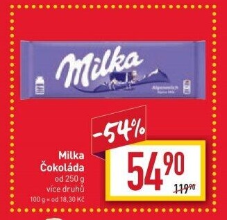 Čokoláda Milka