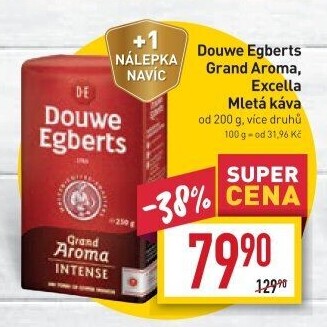 Mletá káva Grand Aroma Douwe Egberts