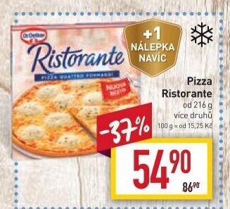 Pizza mražená Ristorante Dr. Oetker