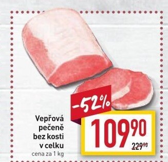 Vepřová pečeně bez kosti