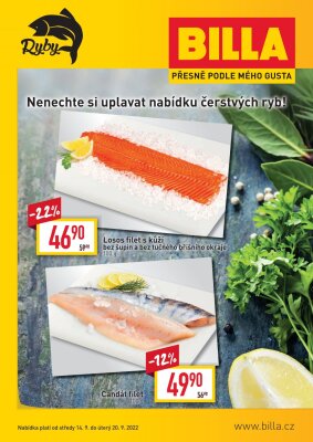 akční leták BILLA 14.9.2022-20.9.2022
