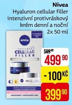 Balení krém denní a noční Hyaluron Cellular Filler Nivea
