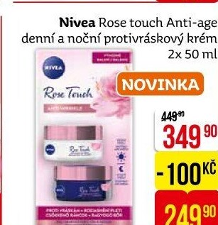 Balení krém denní a noční proti vráskám Rose Touch Nivea
