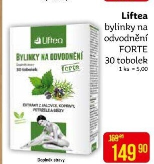 Bylinky na odvodnění forte Liftea