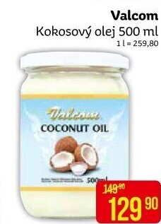 Kokosový olej Valcom