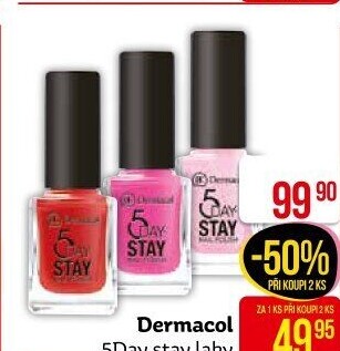 Lak na nehty 5 Day Stay Dermacol