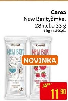 Tyčinka cereální New Bar Cerea