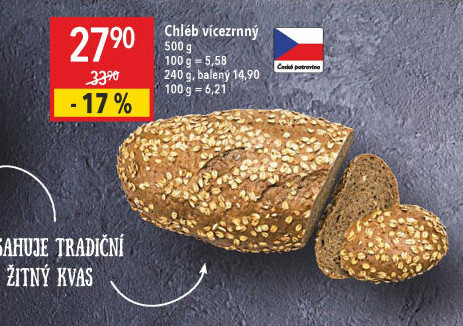 Chléb vícezrnný