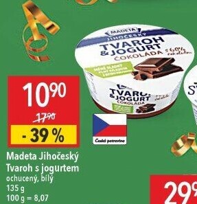 Dezert tvaroh s jogurtem jihočeský Madeta
