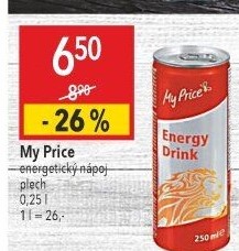 Energetický nápoj My Price