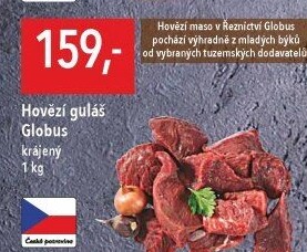 Hovězí maso na guláš Globus