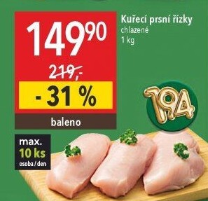 Kuřecí prsní řízky