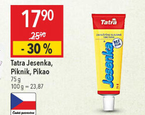 Mléko kondenzované Jesenka Tatra