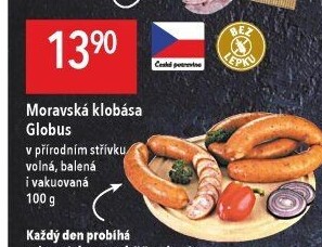 Moravská klobása Globus