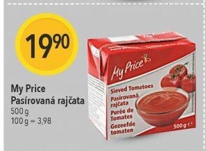 Pasírovaná rajčata My Price