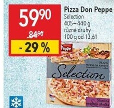 Pizza mražená Selection Don Peppe
