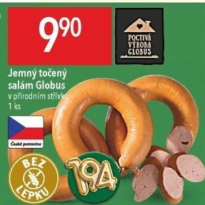 Salám jemný točený Globus