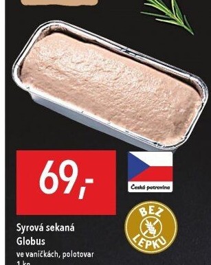 Sekaná syrová Globus
