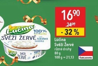 Svěží žervé Lučina