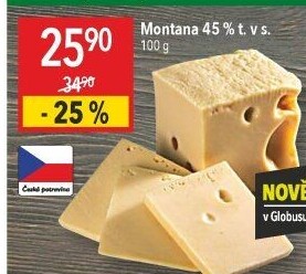 Sýr Montana 45%