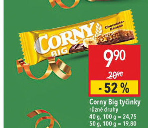 Tyčinka cereální BIG Corny