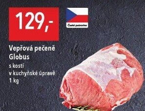Vepřová pečeně s kostí Globus