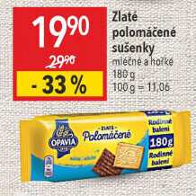 Zlaté polomáčené Opavia