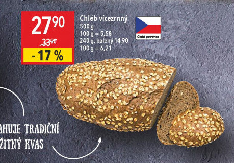 Chléb vícezrnný
