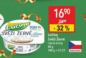 Svěží žervé Lučina
