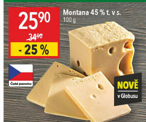 Sýr tavený uzený Excelent 45% Moravia