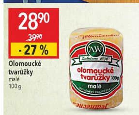 Sýr tvarůžky olomoucké A.W.