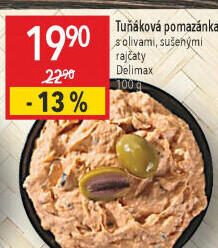 Tuňáková pomazánka s olivami