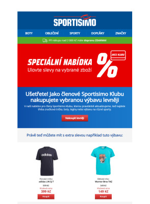 akční leták Sportisimo 11.9.2022-16.9.2022
