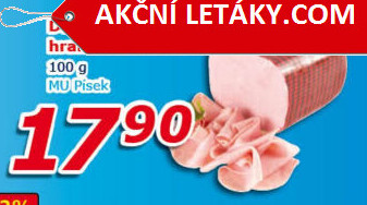 Šunka dušená hranatá Maso uzeniny Písek