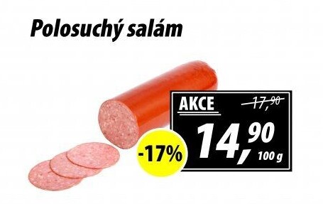 Polosuchý salám