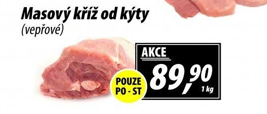 Vepřový kříž od kýty