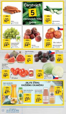 akční leták Tesco 21.9.2022-27.9.2022