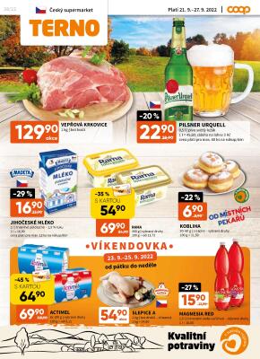 akční leták COOP 21.9.2022-27.9.2022