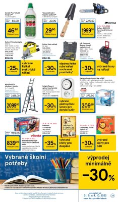 akční leták Tesco 21.9.2022-27.9.2022