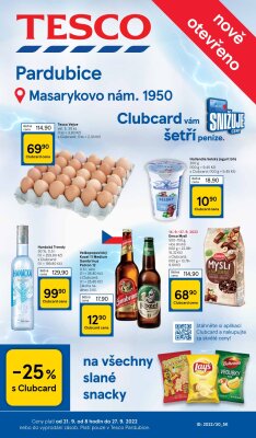 akční leták Tesco 21.9.2022-27.9.2022