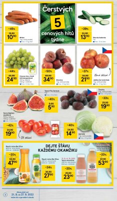 akční leták Tesco 21.9.2022-27.9.2022
