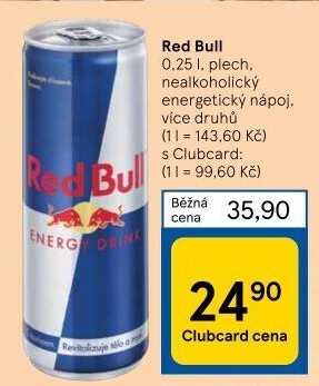 Energetický nápoj Red Bull