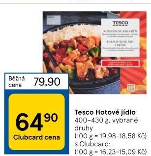 Hotová jídla Tesco
